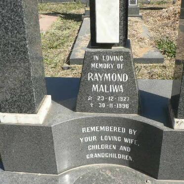 MALIWA Raymond 1927-1996