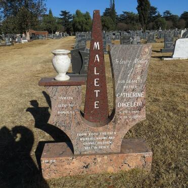 MALETE Catherine Dikeledi 1920-2000