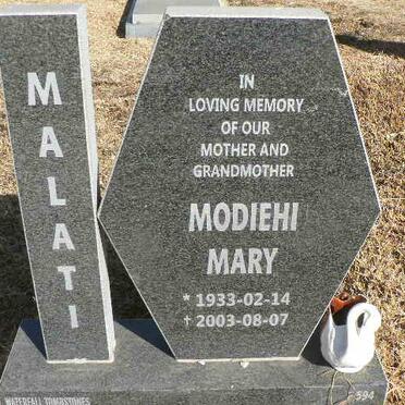 MALATI Modiehi Mary 1933-2003