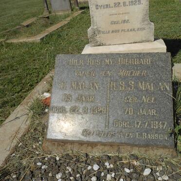 MALAN Daniel 1864-1922 :: MALAN G .-1929 &amp; H. S.S. NEL -1947