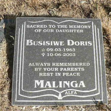 MALINGA Busisiwe Doris 1963-2003