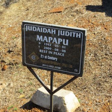 MAPAPU Judaidah Judith 1942-2009