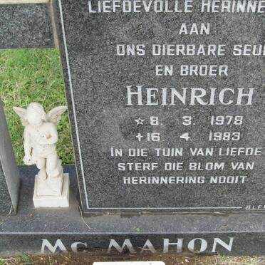 McMAHON Heinrich 1978-1983