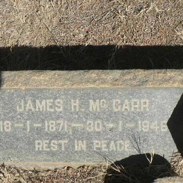 McGARR James H. 1871-1946
