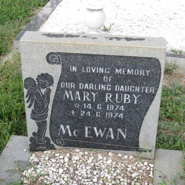 McEWAN Mary Ruby 1974-1974