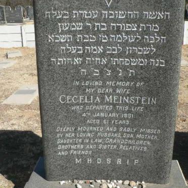 MEINSTEIN Cecelia -1961