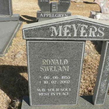 MEYERS Ronald Swelani 1955-2002