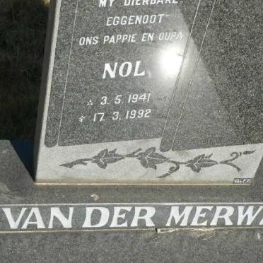 MERWE Nol, van der 1941-1992