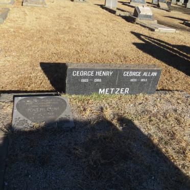 METZER George Henry 1903-1968 :: METZER George Allan 1935-1955 :: METZER Kathleen 1912-1985