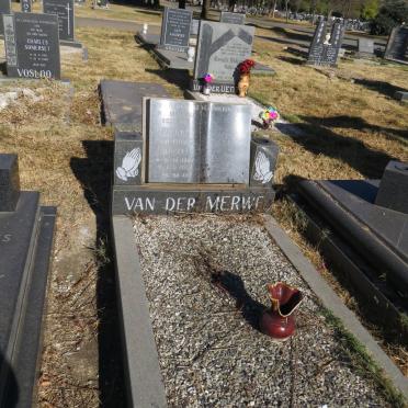 MERWE Paulus Jacobus, van der 1907-19?4