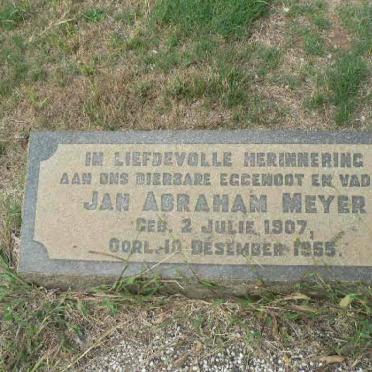 MEYER Jan Abraham 1907-1955