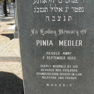 MEDLER Pinia -1963