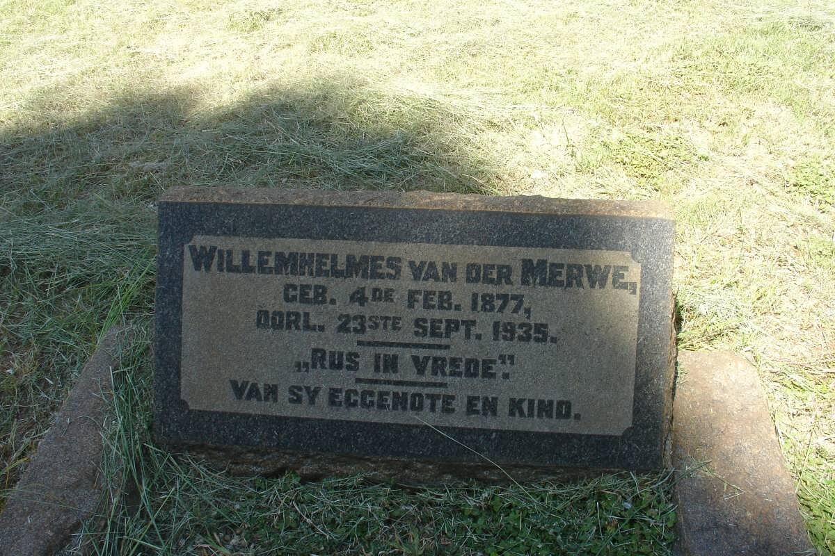 MERWE Willemhelmes, van der 1877-1935 &amp; Magdalena Catrina STRYDOM 1870-1951