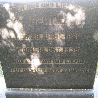 MITCHELL Bertie 1922-1938