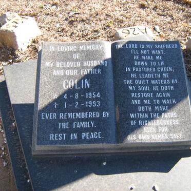 MICHAEL JOHN Colin 1954-1993