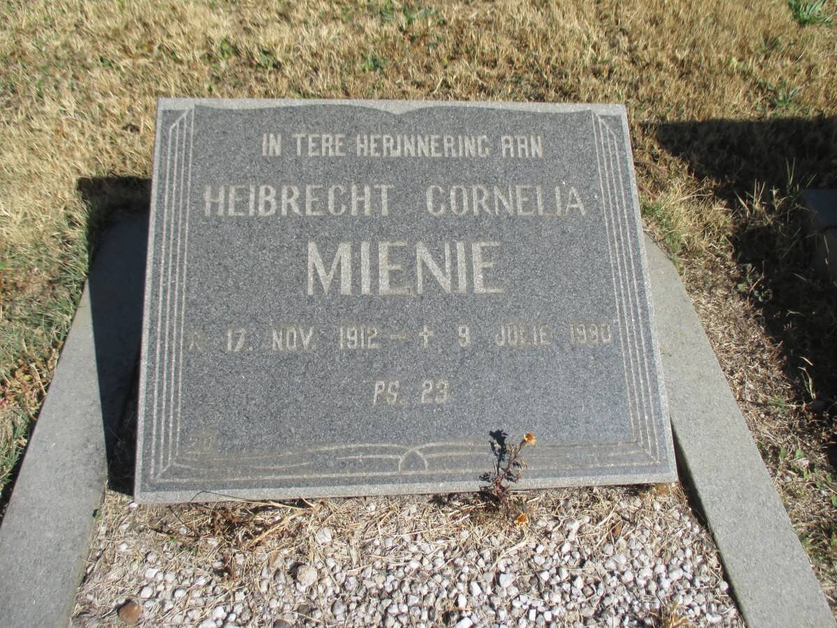 MIENIE Heibrecht Cornelia 1912-1980