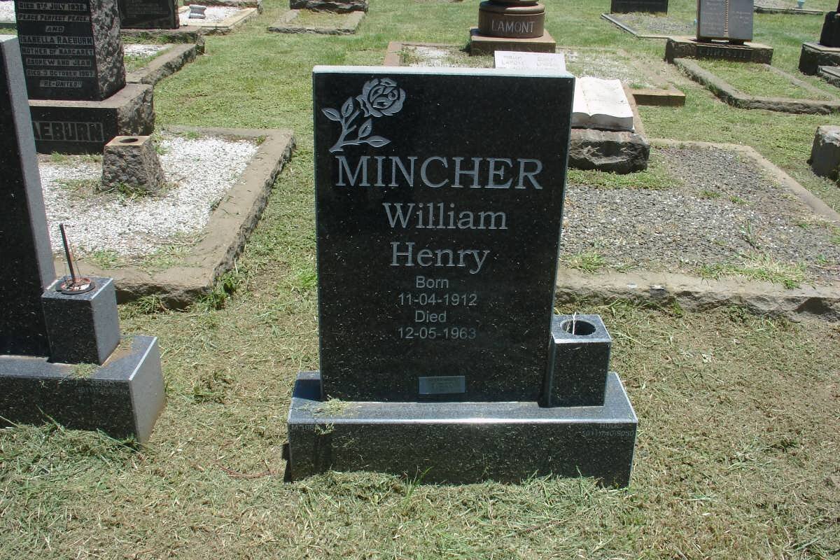 MINCHER William Henry 1912-1963