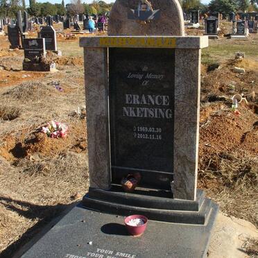MKHWANAZI Erance Nketsing 1969-2012
