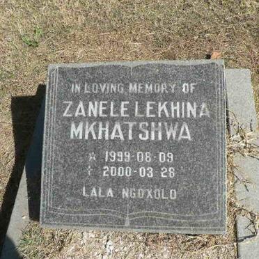MKHATSHWA Zanele Lekhina 1999-2000
