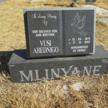 MLINYANE Vusi Abednigo 1975-2001