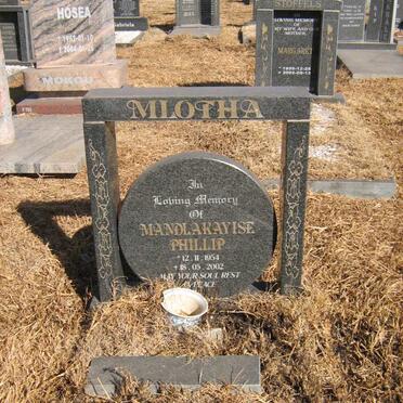 MLOTHA Madlakayise Phillip 1964-2002