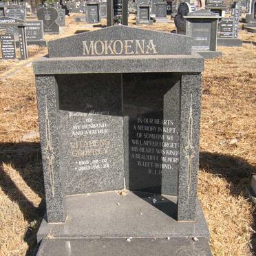 MOKOENA Litabeng Godfrey 1965-2003