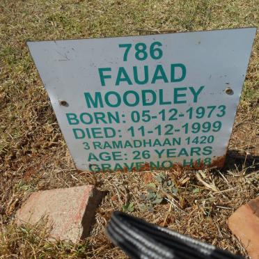 MOODLEY Fauad 1973-1999