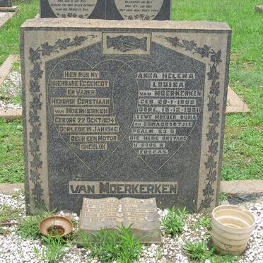 MOERKERKEN Hendrik Corstiaan, van 1894-1946 &amp; Anna Helena Louisa 1899-1981 