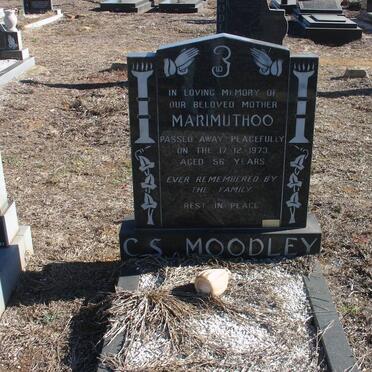 MOODLEY C.S. Marimuthoo -1973