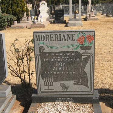 MORERIANE Boy Ezekieli 1930-1995