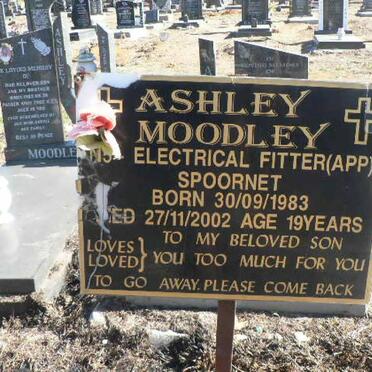 MOODLEY Ashley 1983-2002
