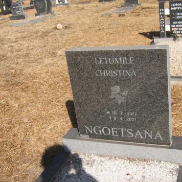 MOETSANA Letumile Christina 1957-2001