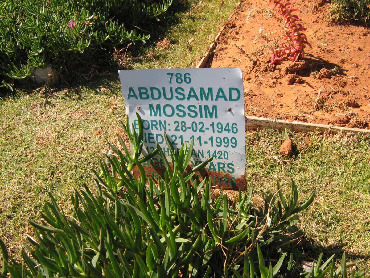 MOSSIM Abdusamad 1946-1999