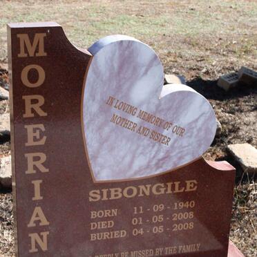 MORERIANE Sibongile 1940-2008
