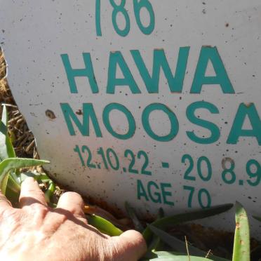 MOOSA Hawa 1922-1992