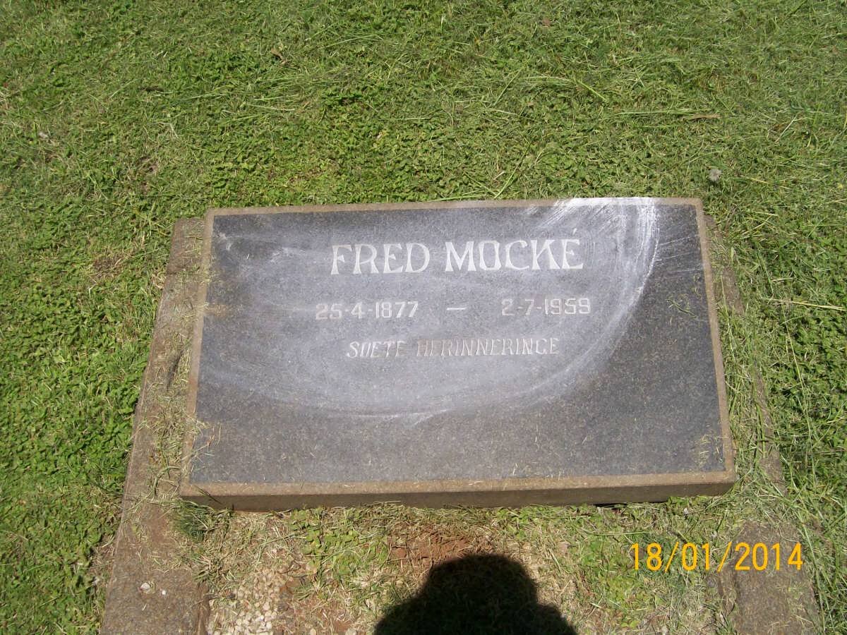 MOCKE Fred 1877-1959