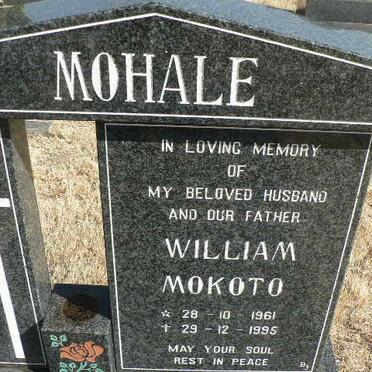 MOHALE William Mokoto 1961-1995
