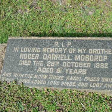 MOSCROP Roger Darrell -1932