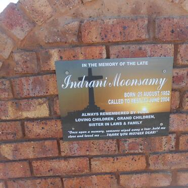 MOONSAMY Indrani 1952-2004
