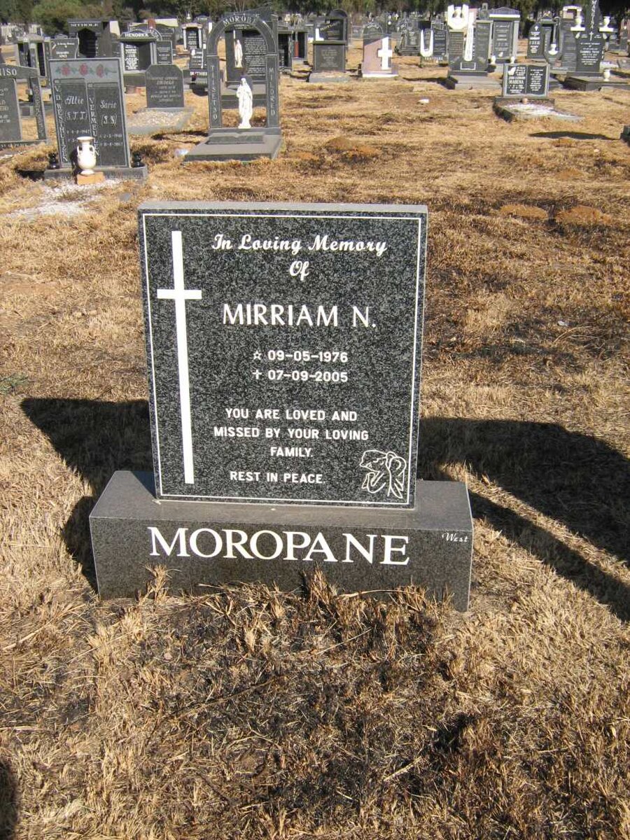 MOROPANE Mirriam N. 1976-2005