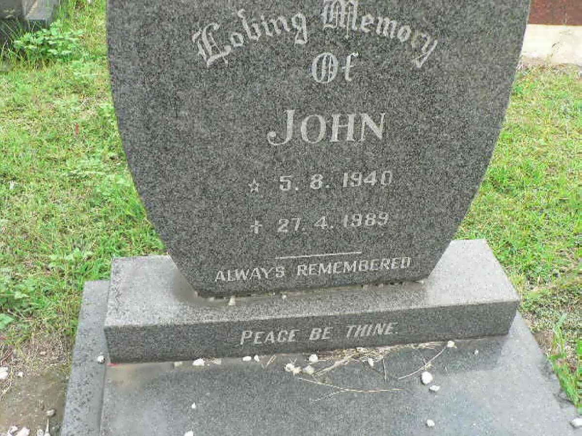 MOONE John 1940-1989