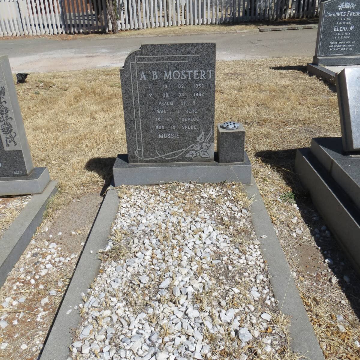 MOSTERT A.B. 1952-1982