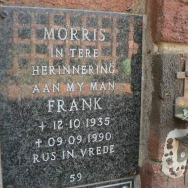 MORRIS Frank 1935-1990