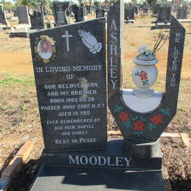 MOODLEY Ashley 1983-2002