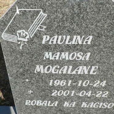 MOGALANE Paulina Mamosa 1961-2001