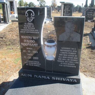 MOONSAMY Moonima Iyaloo 1924-2009