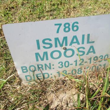 MOOSA Ismail 1930-2001
