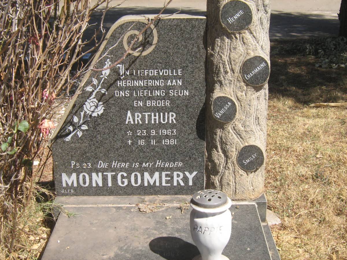 MONTGOMERY Arthur 1963-1981