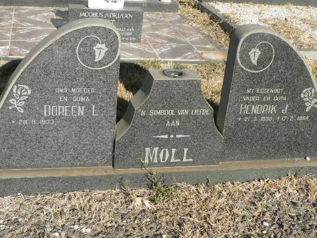 MOLL Hendrik J. 1930-1984 &amp; Doreen L. 1933-