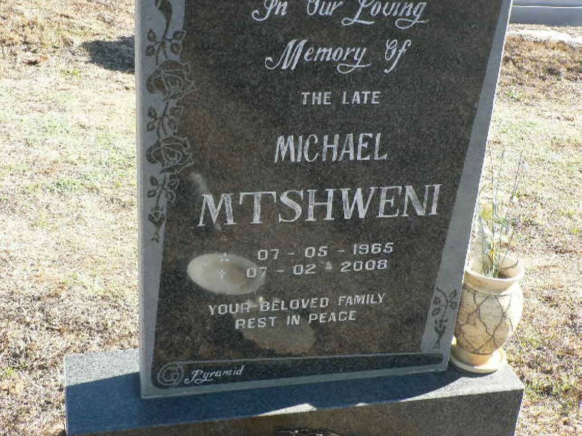 MTSHWENI Michael 1965-2008